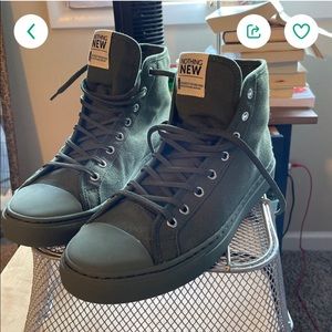 “ Nothing new” brand high tops— army green